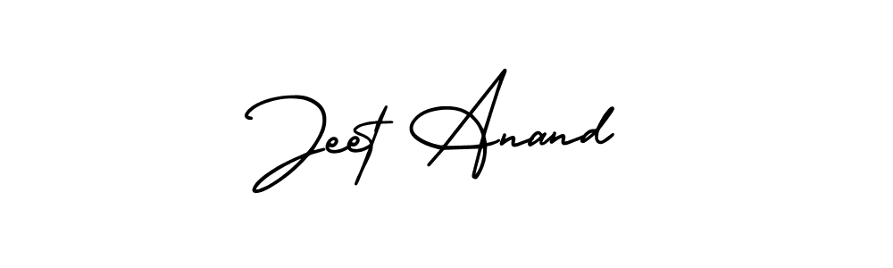 Design your own signature with our free online signature maker. With this signature software, you can create a handwritten (AmerikaSignatureDemo-Regular) signature for name Jeet Anand. Jeet Anand signature style 3 images and pictures png