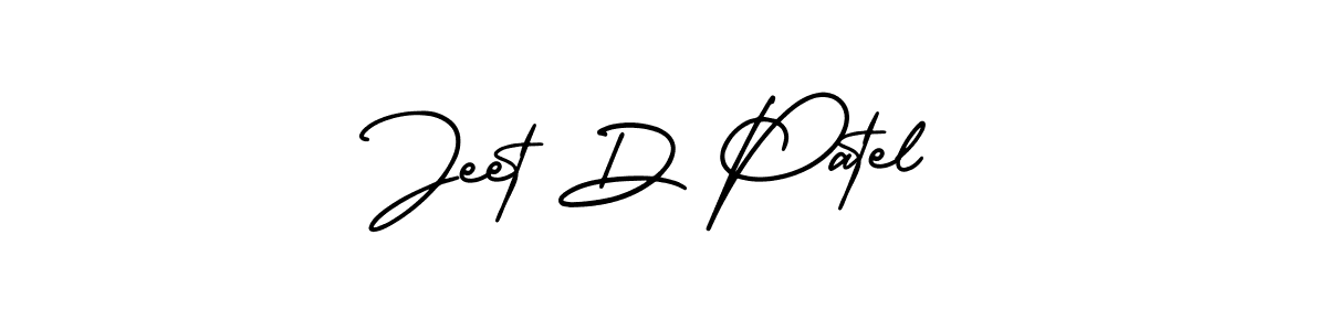 This is the best signature style for the Jeet D Patel name. Also you like these signature font (AmerikaSignatureDemo-Regular). Mix name signature. Jeet D Patel signature style 3 images and pictures png