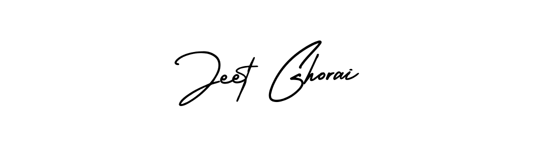 The best way (AmerikaSignatureDemo-Regular) to make a short signature is to pick only two or three words in your name. The name Jeet Ghorai include a total of six letters. For converting this name. Jeet Ghorai signature style 3 images and pictures png