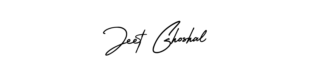 Jeet Ghoshal stylish signature style. Best Handwritten Sign (AmerikaSignatureDemo-Regular) for my name. Handwritten Signature Collection Ideas for my name Jeet Ghoshal. Jeet Ghoshal signature style 3 images and pictures png