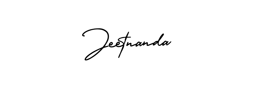 This is the best signature style for the Jeetnanda name. Also you like these signature font (AmerikaSignatureDemo-Regular). Mix name signature. Jeetnanda signature style 3 images and pictures png