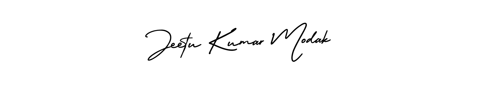 AmerikaSignatureDemo-Regular is a professional signature style that is perfect for those who want to add a touch of class to their signature. It is also a great choice for those who want to make their signature more unique. Get Jeetu Kumar Modak name to fancy signature for free. Jeetu Kumar Modak signature style 3 images and pictures png