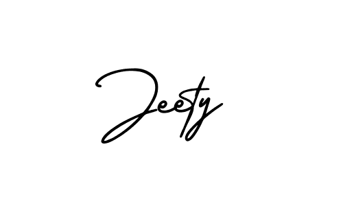 Make a beautiful signature design for name Jeety. With this signature (AmerikaSignatureDemo-Regular) style, you can create a handwritten signature for free. Jeety signature style 3 images and pictures png