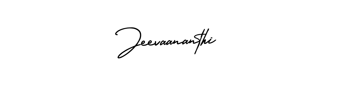 Design your own signature with our free online signature maker. With this signature software, you can create a handwritten (AmerikaSignatureDemo-Regular) signature for name Jeevaananthi. Jeevaananthi signature style 3 images and pictures png