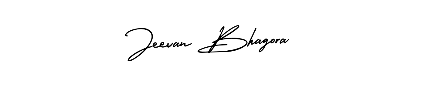 How to make Jeevan Bhagora signature? AmerikaSignatureDemo-Regular is a professional autograph style. Create handwritten signature for Jeevan Bhagora name. Jeevan Bhagora signature style 3 images and pictures png