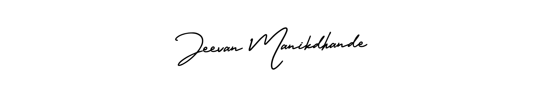 Make a short Jeevan Manikdhande signature style. Manage your documents anywhere anytime using AmerikaSignatureDemo-Regular. Create and add eSignatures, submit forms, share and send files easily. Jeevan Manikdhande signature style 3 images and pictures png
