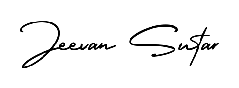 Elevate your brand with a stunning Jeevan Sutar eSignature. The AmerikaSignatureDemo-Regular style provides a balanced, flowing aesthetic for everyday signing. Jeevan Sutar signature style 3 images and pictures png
