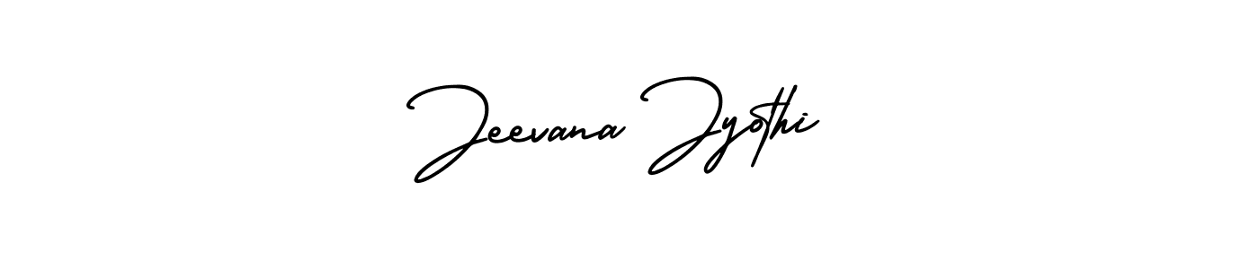 Make a beautiful signature design for name Jeevana Jyothi. With this signature (AmerikaSignatureDemo-Regular) style, you can create a handwritten signature for free. Jeevana Jyothi signature style 3 images and pictures png