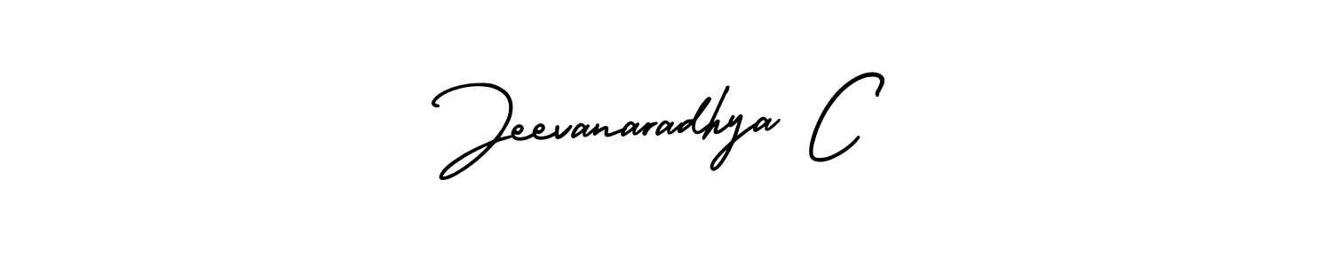 Make a beautiful signature design for name Jeevanaradhya C. Use this online signature maker to create a handwritten signature for free. Jeevanaradhya C signature style 3 images and pictures png