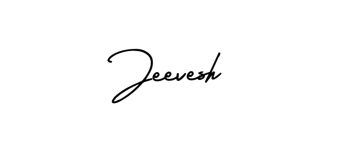 Use a signature maker to create a handwritten signature online. With this signature software, you can design (AmerikaSignatureDemo-Regular) your own signature for name Jeevesh. Jeevesh signature style 3 images and pictures png