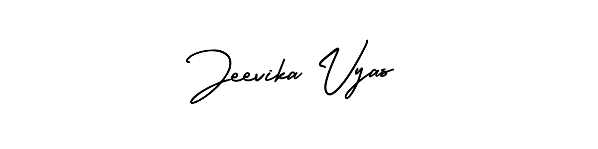 Design your own signature with our free online signature maker. With this signature software, you can create a handwritten (AmerikaSignatureDemo-Regular) signature for name Jeevika Vyas. Jeevika Vyas signature style 3 images and pictures png