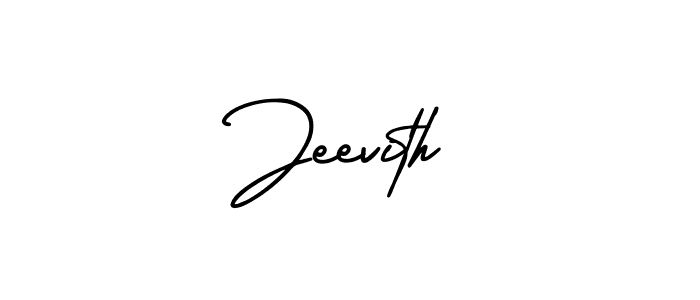 It looks lik you need a new signature style for name Jeevith. Design unique handwritten (AmerikaSignatureDemo-Regular) signature with our free signature maker in just a few clicks. Jeevith signature style 3 images and pictures png