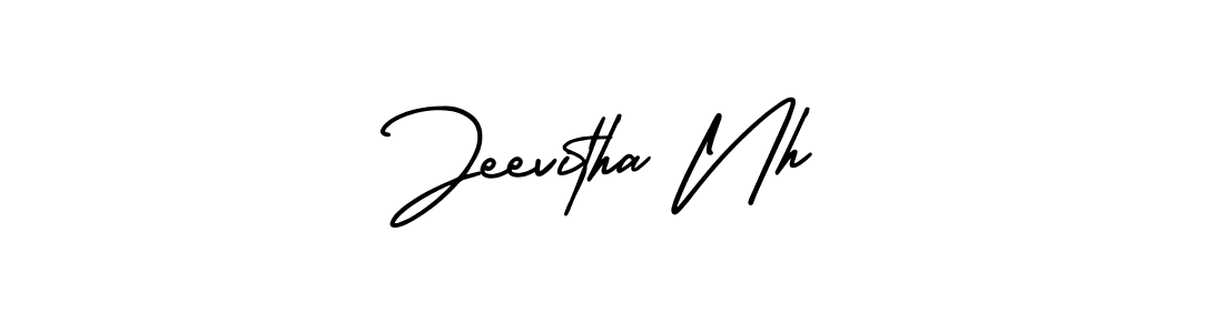 Check out images of Autograph of Jeevitha Nh name. Actor Jeevitha Nh Signature Style. AmerikaSignatureDemo-Regular is a professional sign style online. Jeevitha Nh signature style 3 images and pictures png