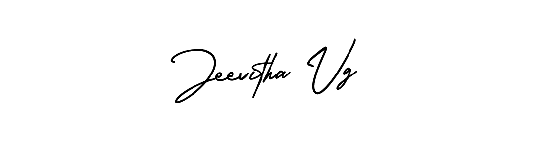 How to Draw Jeevitha Vg signature style? AmerikaSignatureDemo-Regular is a latest design signature styles for name Jeevitha Vg. Jeevitha Vg signature style 3 images and pictures png