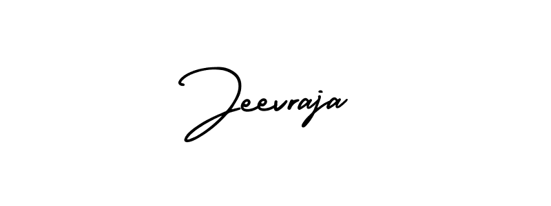 You should practise on your own different ways (AmerikaSignatureDemo-Regular) to write your name (Jeevraja) in signature. don't let someone else do it for you. Jeevraja signature style 3 images and pictures png