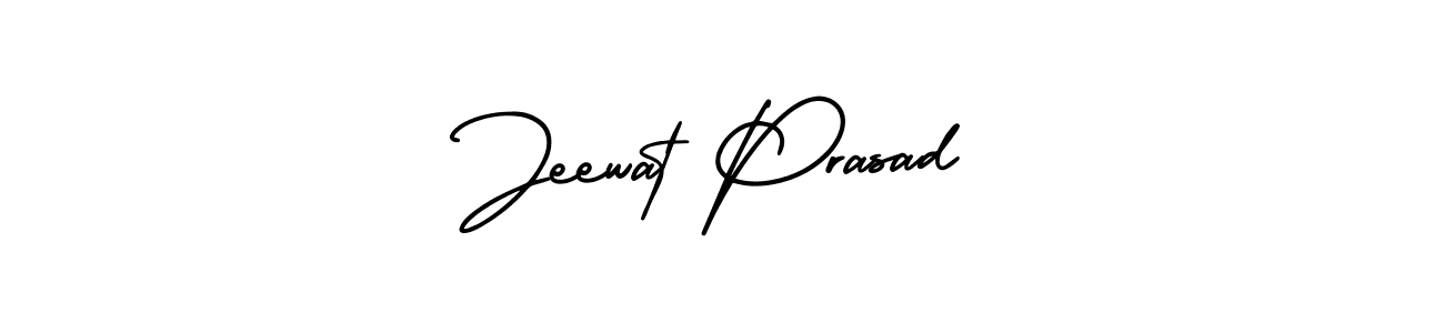 How to make Jeewat Prasad signature? AmerikaSignatureDemo-Regular is a professional autograph style. Create handwritten signature for Jeewat Prasad name. Jeewat Prasad signature style 3 images and pictures png
