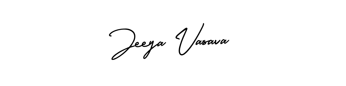 Make a short Jeeya Vasava signature style. Manage your documents anywhere anytime using AmerikaSignatureDemo-Regular. Create and add eSignatures, submit forms, share and send files easily. Jeeya Vasava signature style 3 images and pictures png