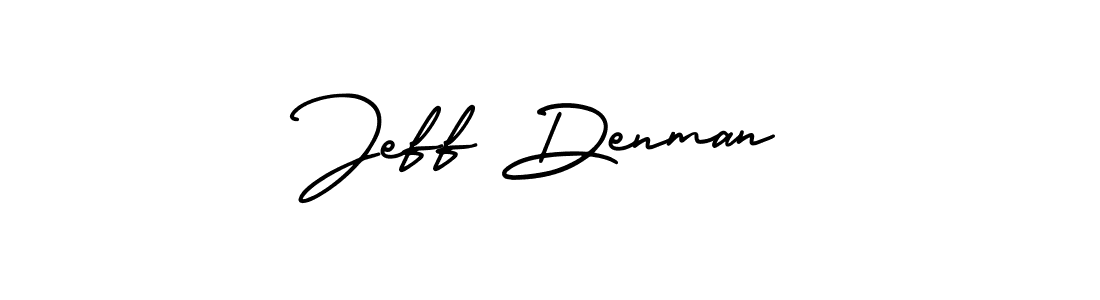 Use a signature maker to create a handwritten signature online. With this signature software, you can design (AmerikaSignatureDemo-Regular) your own signature for name Jeff Denman. Jeff Denman signature style 3 images and pictures png