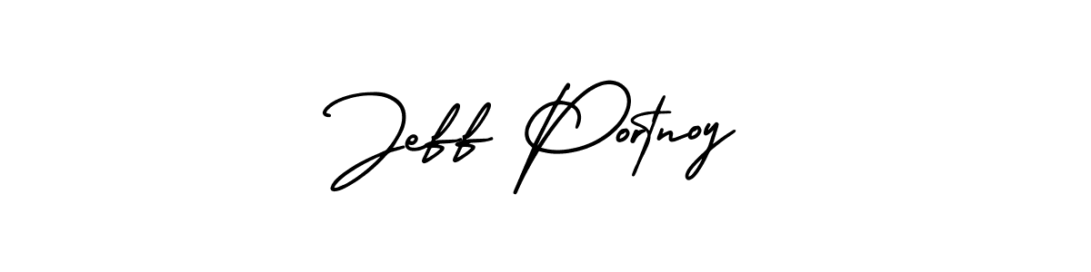 Jeff Portnoy stylish signature style. Best Handwritten Sign (AmerikaSignatureDemo-Regular) for my name. Handwritten Signature Collection Ideas for my name Jeff Portnoy. Jeff Portnoy signature style 3 images and pictures png