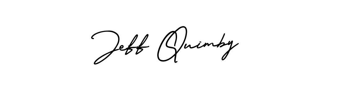 Best and Professional Signature Style for Jeff Quimby. AmerikaSignatureDemo-Regular Best Signature Style Collection. Jeff Quimby signature style 3 images and pictures png