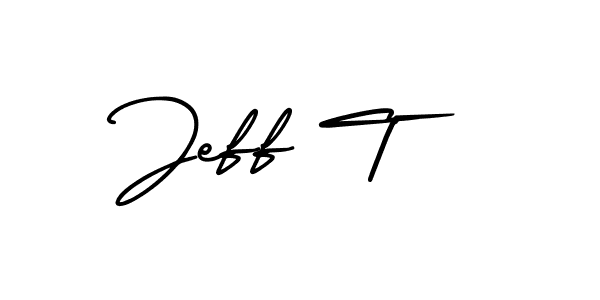 It looks lik you need a new signature style for name Jeff T. Design unique handwritten (AmerikaSignatureDemo-Regular) signature with our free signature maker in just a few clicks. Jeff T signature style 3 images and pictures png