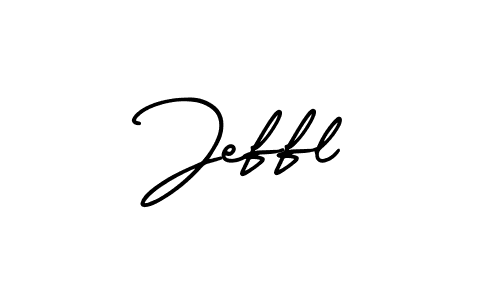 Design your own signature with our free online signature maker. With this signature software, you can create a handwritten (AmerikaSignatureDemo-Regular) signature for name Jeffl. Jeffl signature style 3 images and pictures png
