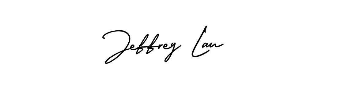 Jeffrey Lau stylish signature style. Best Handwritten Sign (AmerikaSignatureDemo-Regular) for my name. Handwritten Signature Collection Ideas for my name Jeffrey Lau. Jeffrey Lau signature style 3 images and pictures png