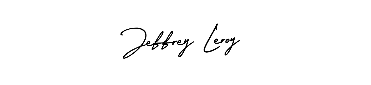 The best way (AmerikaSignatureDemo-Regular) to make a short signature is to pick only two or three words in your name. The name Jeffrey Leroy include a total of six letters. For converting this name. Jeffrey Leroy signature style 3 images and pictures png