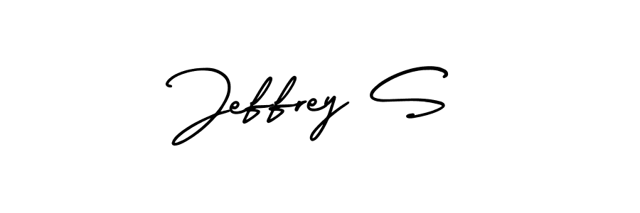 Design your own signature with our free online signature maker. With this signature software, you can create a handwritten (AmerikaSignatureDemo-Regular) signature for name Jeffrey S. Jeffrey S signature style 3 images and pictures png