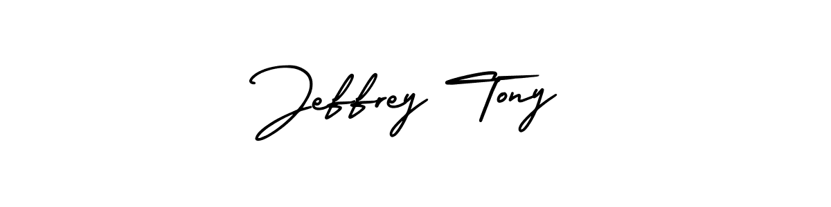 This is the best signature style for the Jeffrey Tony name. Also you like these signature font (AmerikaSignatureDemo-Regular). Mix name signature. Jeffrey Tony signature style 3 images and pictures png