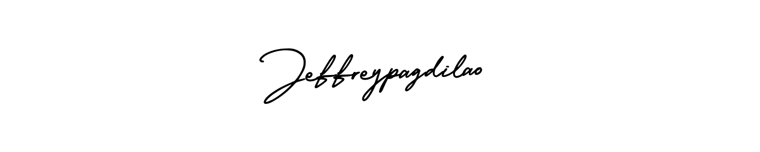 It looks lik you need a new signature style for name Jeffreypagdilao. Design unique handwritten (AmerikaSignatureDemo-Regular) signature with our free signature maker in just a few clicks. Jeffreypagdilao signature style 3 images and pictures png