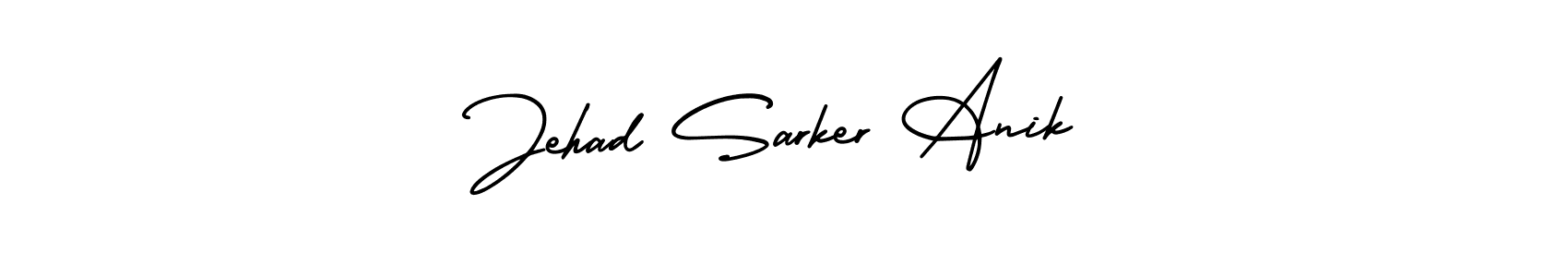 See photos of Jehad Sarker Anik official signature by Spectra . Check more albums & portfolios. Read reviews & check more about AmerikaSignatureDemo-Regular font. Jehad Sarker Anik signature style 3 images and pictures png