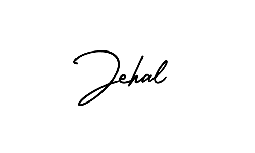 Use a signature maker to create a handwritten signature online. With this signature software, you can design (AmerikaSignatureDemo-Regular) your own signature for name Jehal. Jehal signature style 3 images and pictures png