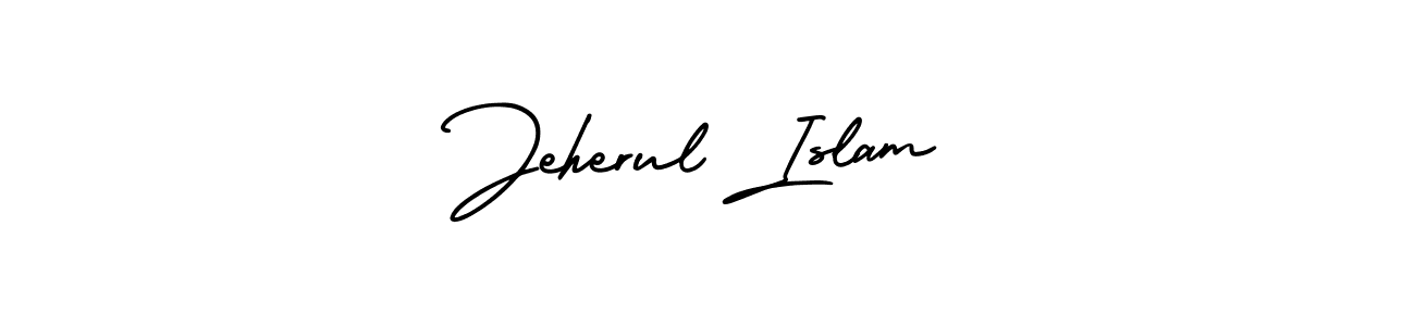 Create a beautiful signature design for name Jeherul Islam. With this signature (AmerikaSignatureDemo-Regular) fonts, you can make a handwritten signature for free. Jeherul Islam signature style 3 images and pictures png