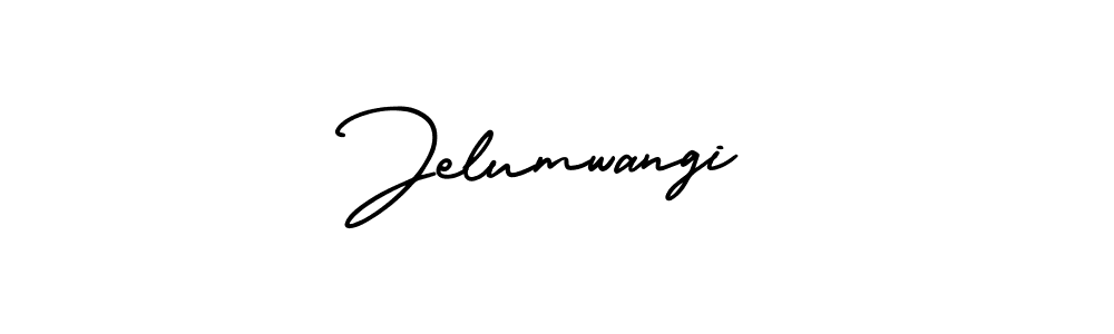 Use a signature maker to create a handwritten signature online. With this signature software, you can design (AmerikaSignatureDemo-Regular) your own signature for name Jelumwangi. Jelumwangi signature style 3 images and pictures png