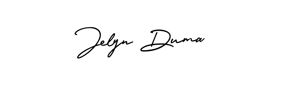 Make a beautiful signature design for name Jelyn Duma. With this signature (AmerikaSignatureDemo-Regular) style, you can create a handwritten signature for free. Jelyn Duma signature style 3 images and pictures png