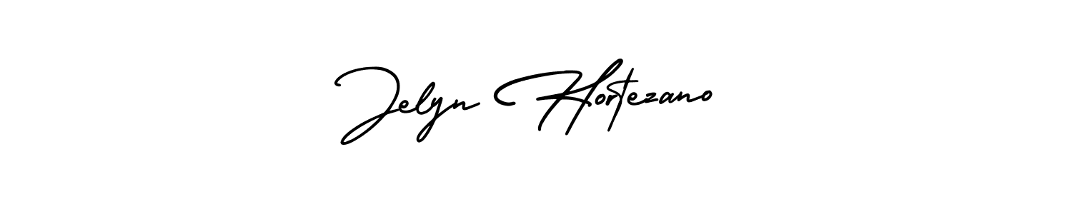 Make a beautiful signature design for name Jelyn Hortezano. With this signature (AmerikaSignatureDemo-Regular) style, you can create a handwritten signature for free. Jelyn Hortezano signature style 3 images and pictures png