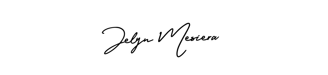Design your own signature with our free online signature maker. With this signature software, you can create a handwritten (AmerikaSignatureDemo-Regular) signature for name Jelyn Mesiera. Jelyn Mesiera signature style 3 images and pictures png