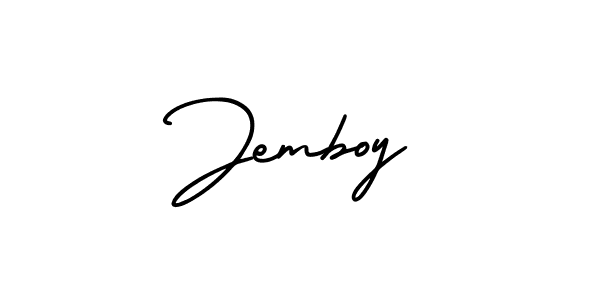 AmerikaSignatureDemo-Regular is a professional signature style that is perfect for those who want to add a touch of class to their signature. It is also a great choice for those who want to make their signature more unique. Get Jemboy name to fancy signature for free. Jemboy signature style 3 images and pictures png