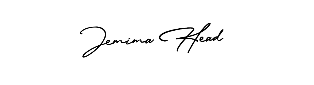 Create a beautiful signature design for name Jemima Head. With this signature (AmerikaSignatureDemo-Regular) fonts, you can make a handwritten signature for free. Jemima Head signature style 3 images and pictures png