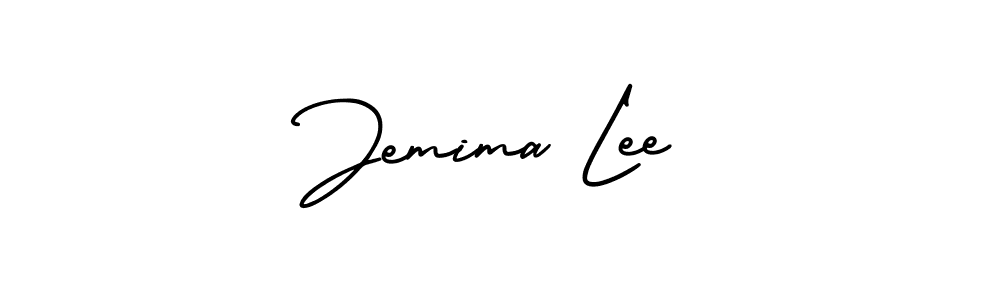 AmerikaSignatureDemo-Regular is a professional signature style that is perfect for those who want to add a touch of class to their signature. It is also a great choice for those who want to make their signature more unique. Get Jemima Lee name to fancy signature for free. Jemima Lee signature style 3 images and pictures png