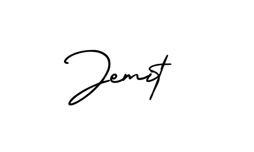 if you are searching for the best signature style for your name Jemit. so please give up your signature search. here we have designed multiple signature styles  using AmerikaSignatureDemo-Regular. Jemit signature style 3 images and pictures png