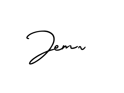 Design your own signature with our free online signature maker. With this signature software, you can create a handwritten (AmerikaSignatureDemo-Regular) signature for name Jem~. Jem~ signature style 3 images and pictures png
