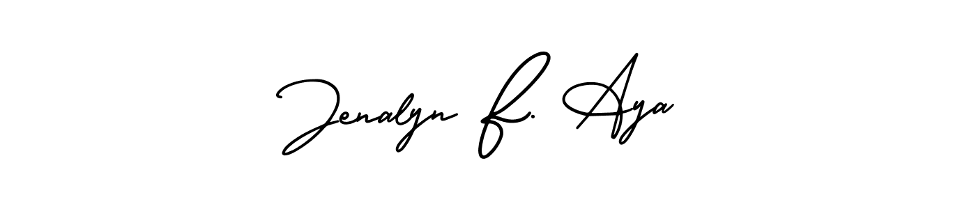 Best and Professional Signature Style for Jenalyn F. Aya. AmerikaSignatureDemo-Regular Best Signature Style Collection. Jenalyn F. Aya signature style 3 images and pictures png