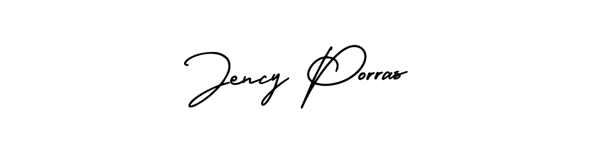 How to make Jency Porras signature? AmerikaSignatureDemo-Regular is a professional autograph style. Create handwritten signature for Jency Porras name. Jency Porras signature style 3 images and pictures png