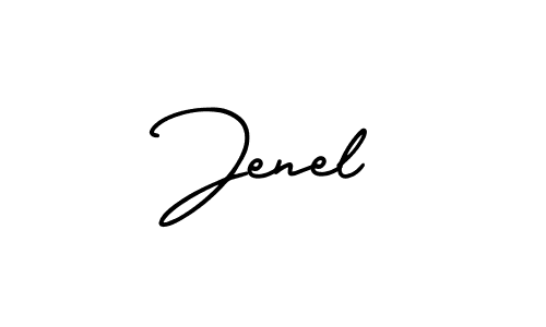 It looks lik you need a new signature style for name Jenel. Design unique handwritten (AmerikaSignatureDemo-Regular) signature with our free signature maker in just a few clicks. Jenel signature style 3 images and pictures png