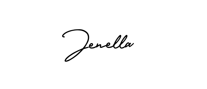 Also You can easily find your signature by using the search form. We will create Jenella name handwritten signature images for you free of cost using AmerikaSignatureDemo-Regular sign style. Jenella signature style 3 images and pictures png