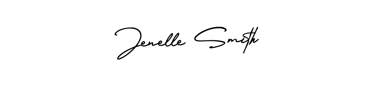 Design your own signature with our free online signature maker. With this signature software, you can create a handwritten (AmerikaSignatureDemo-Regular) signature for name Jenelle Smith. Jenelle Smith signature style 3 images and pictures png