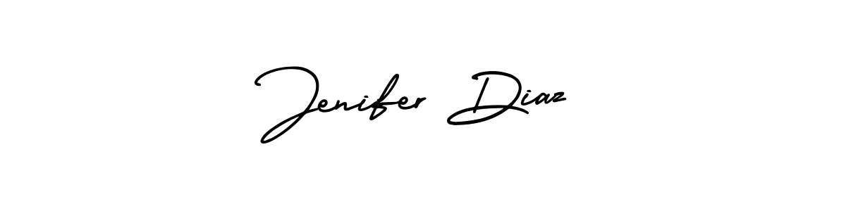 This is the best signature style for the Jenifer Diaz name. Also you like these signature font (AmerikaSignatureDemo-Regular). Mix name signature. Jenifer Diaz signature style 3 images and pictures png