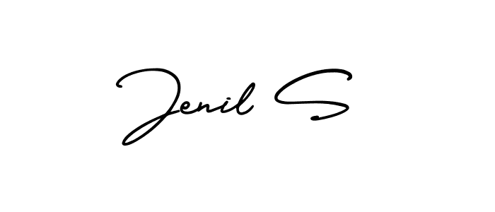 You can use this online signature creator to create a handwritten signature for the name Jenil S. This is the best online autograph maker. Jenil S signature style 3 images and pictures png